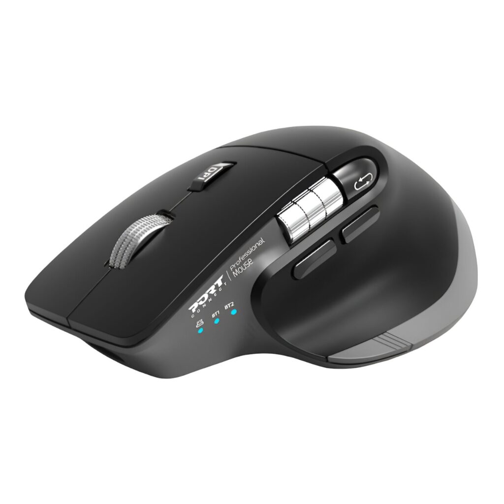 Port Connect Ultimate Rechargeable Bluetooth & Wireless Mouse - Image 4