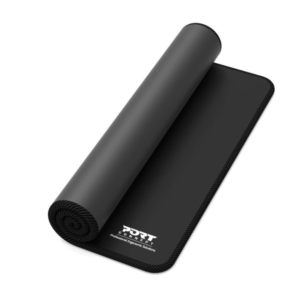 Port Connect Professional Desk Pad – Black (300 x 700mm) - Image 3
