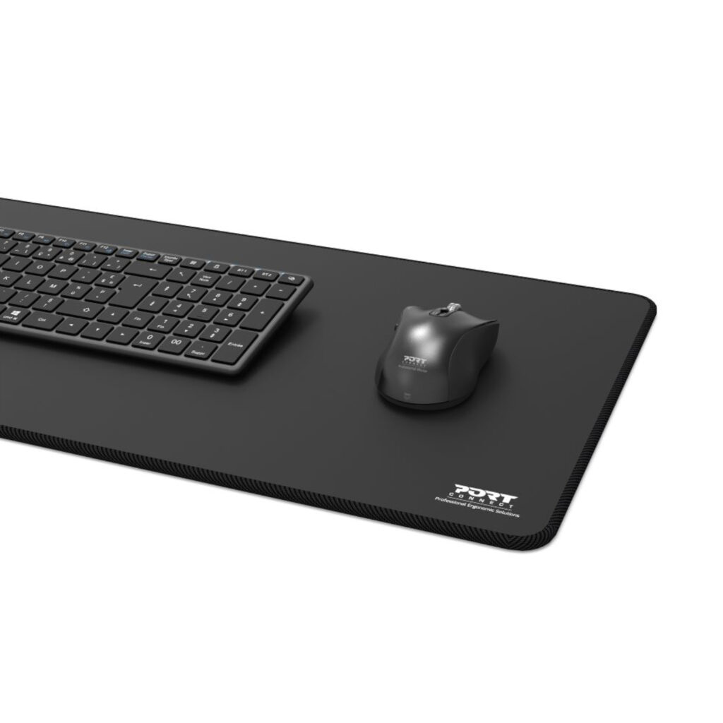 Port Connect Professional Desk Pad – Black (300 x 700mm) - Image 4