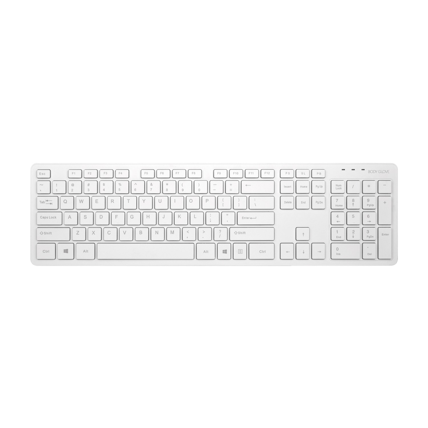 Body Glove Wireless Keyboard Black or White - Image 5