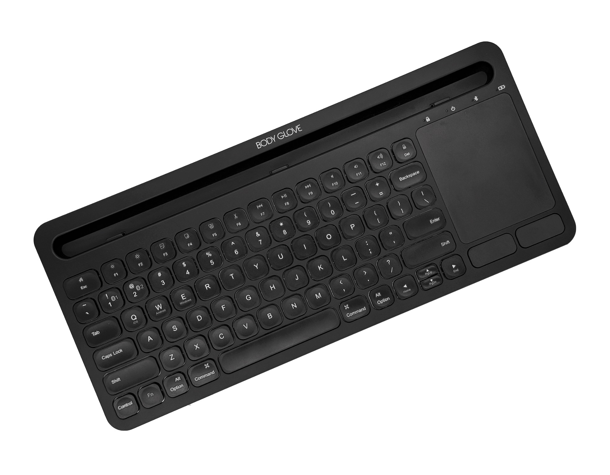 Body Glove Wireless Keyboard With Stand – Black - Image 4