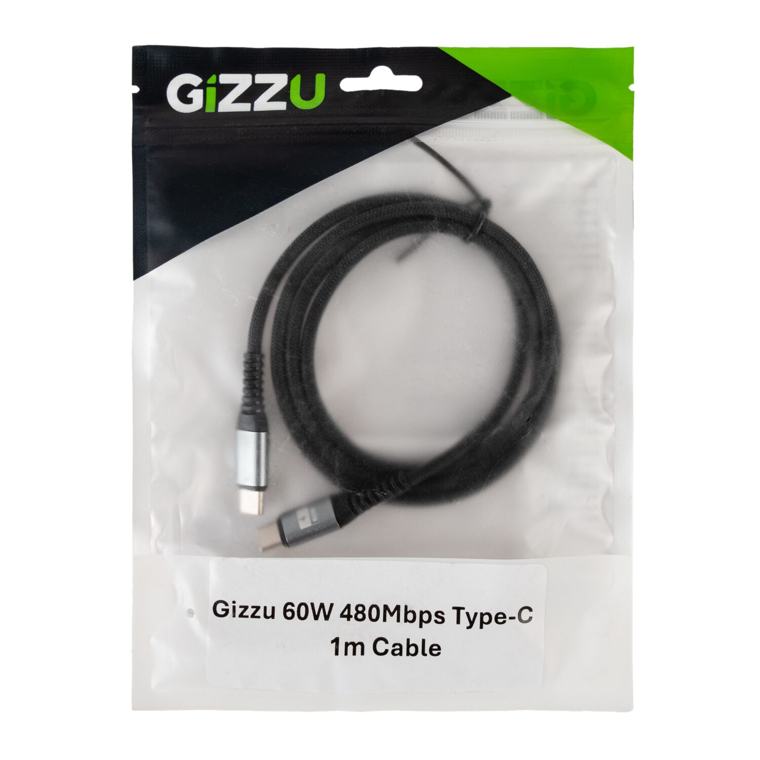 GIZZU 60W 480Mbps Type-C to C 1M / 2M Cable - Image 4