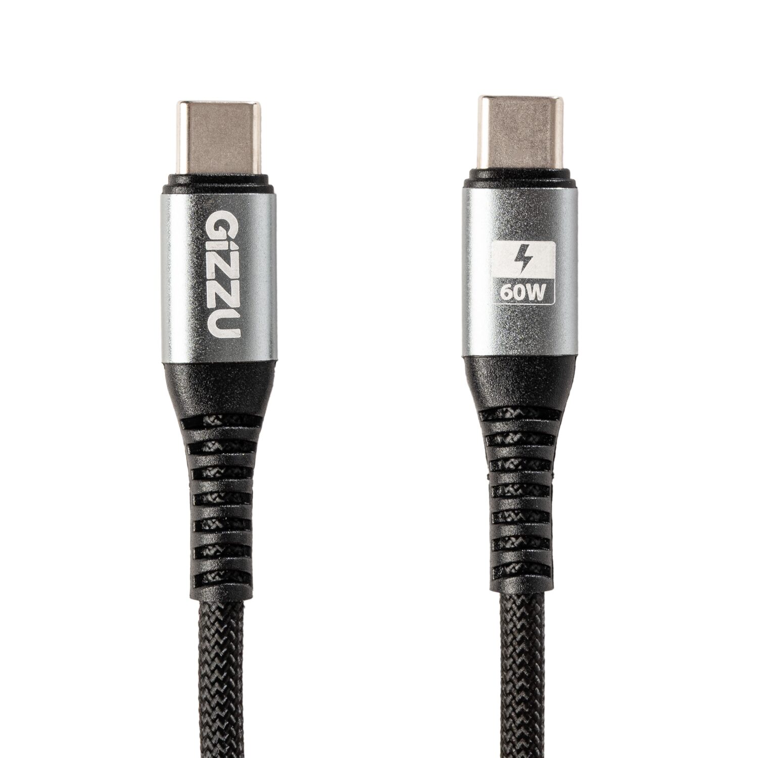 GIZZU 60W 480Mbps Type-C to C 1M / 2M Cable - Image 2