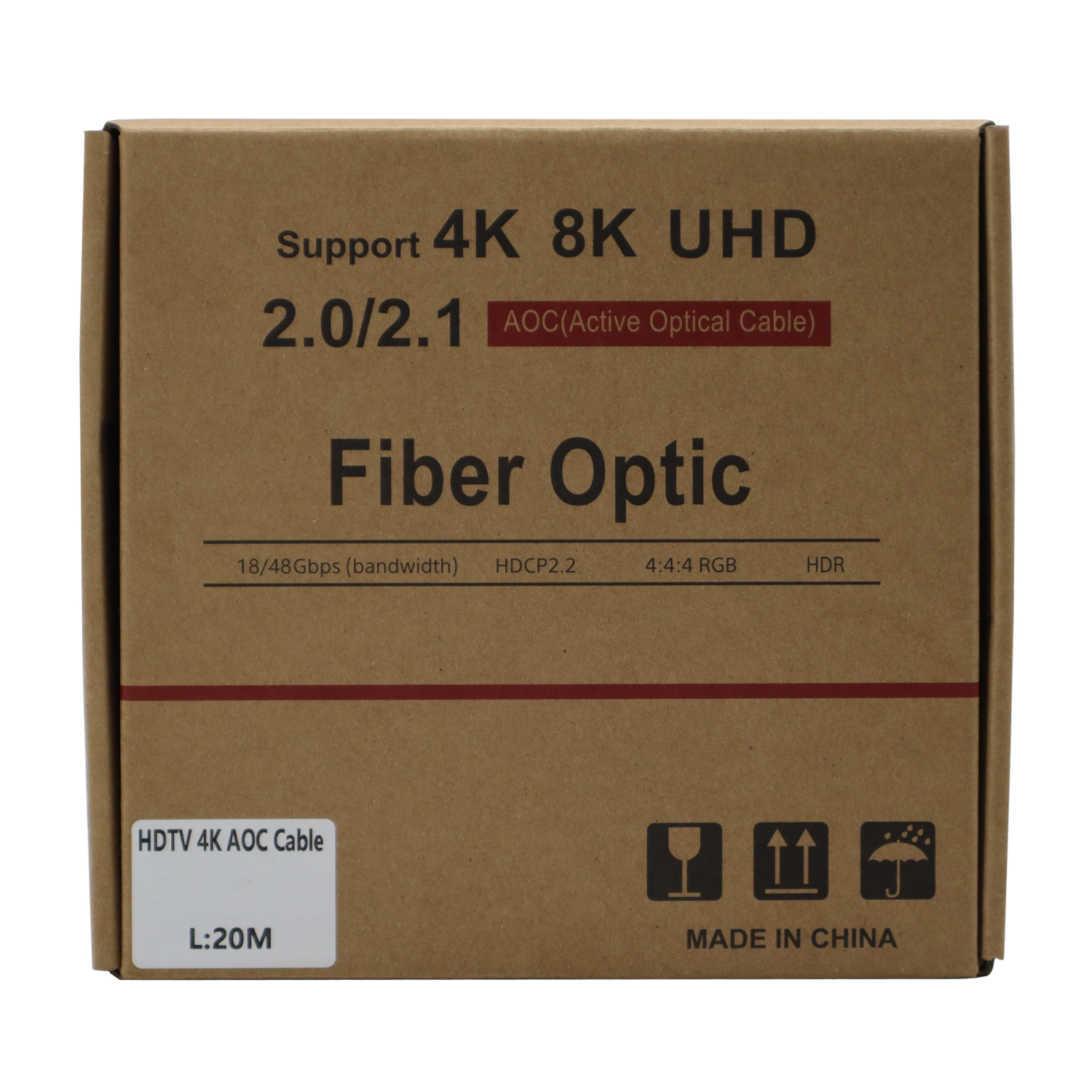GIZZU 4K Active fibre Optic HDMI Cable 20m - Image 5