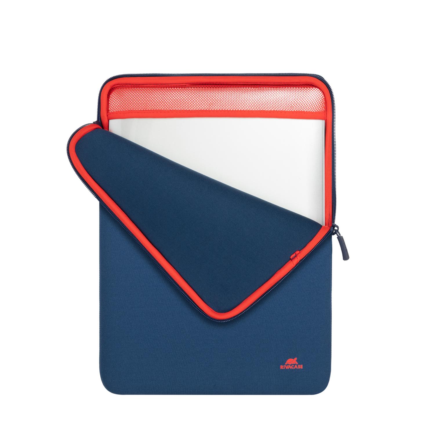 RIVACASE 5226 Antishock Laptop Sleeve 15.6-inch – Dark Blue - Image 9