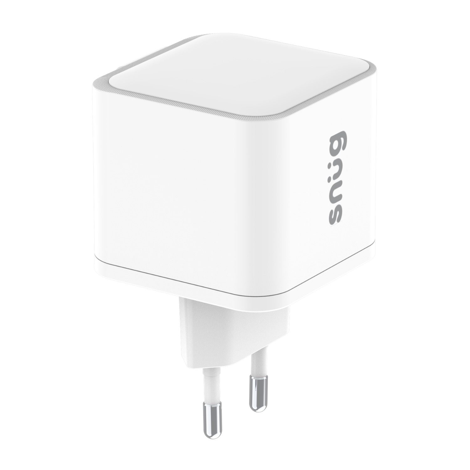 Snug 1 Port PD Charger With Retractable Cable – 35W – White - Image 4