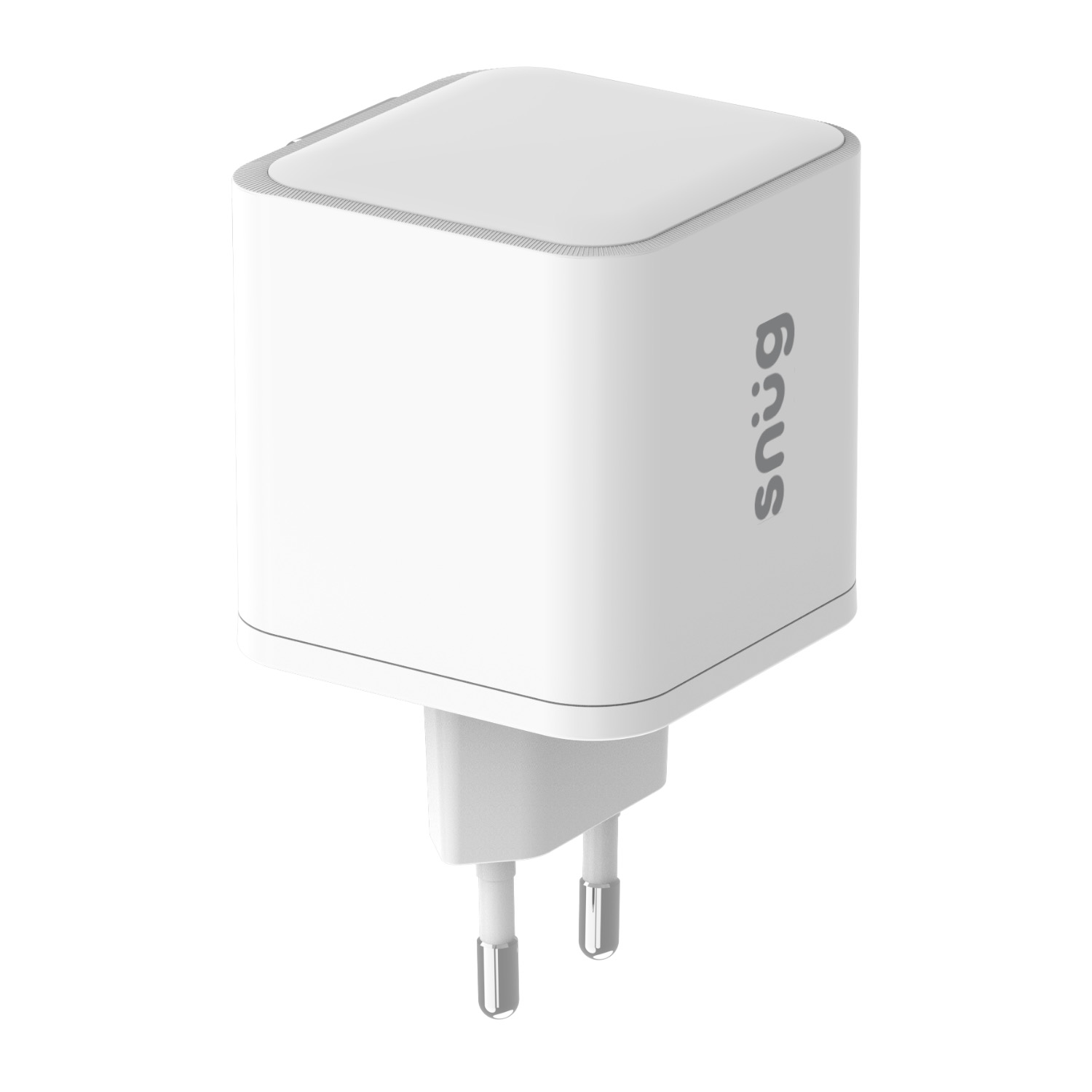 Snug 2 Port PD/USB Charger With Retractable Cable – 65W – White - Image 4