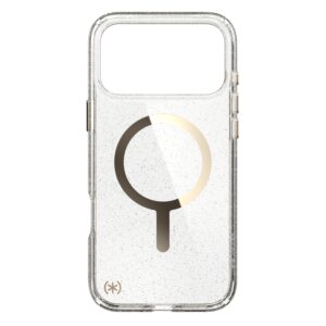 Speck Presidio Lux MagSafe Case – Apple iPhone 17 Pro Max – Gold Glitter