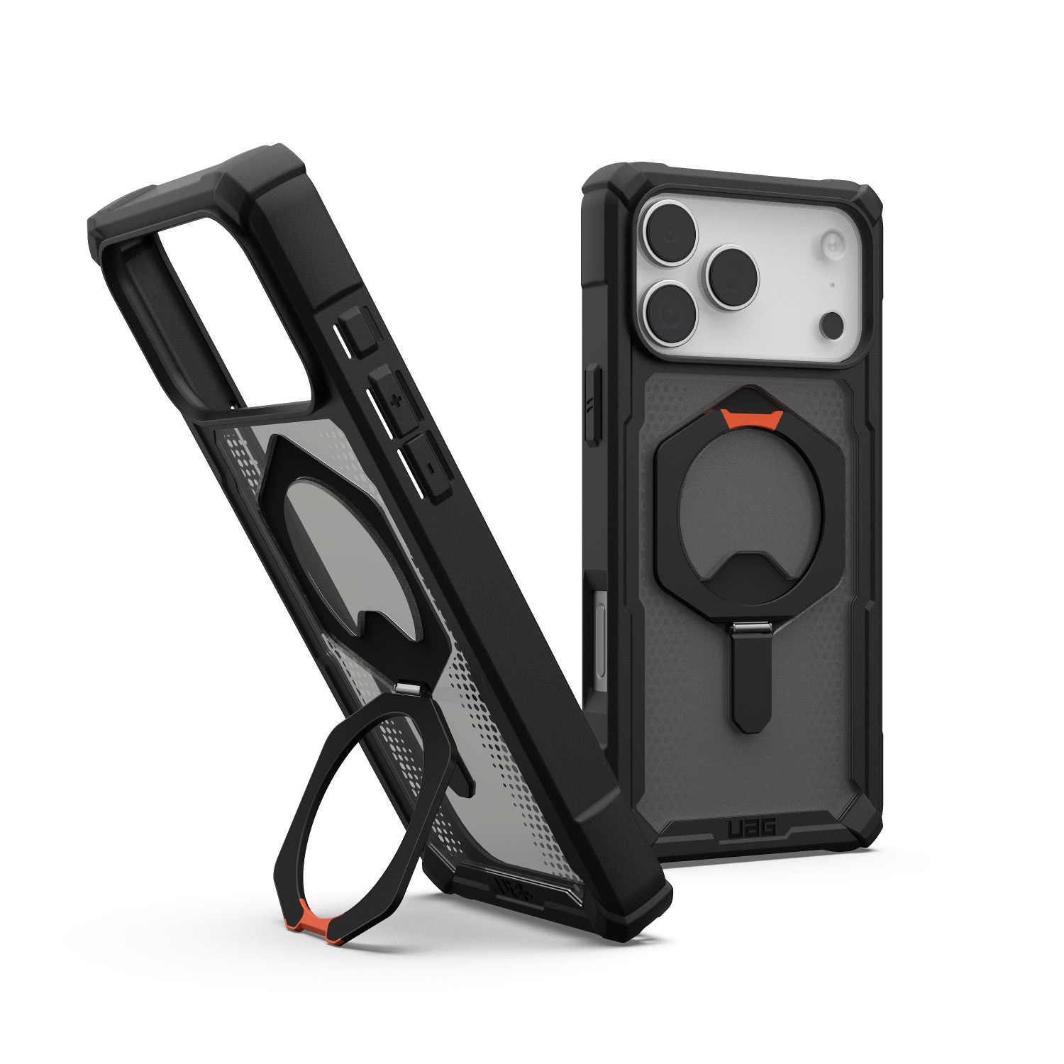 UAG Plasma XTE MagSafe Case – Apple iPhone 17 Pro – Black & Orange - Image 9