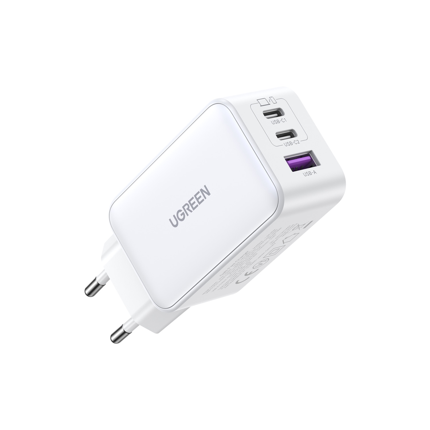 UGREEN 3 Port GaN PD Home Charger – 65W - Image 2