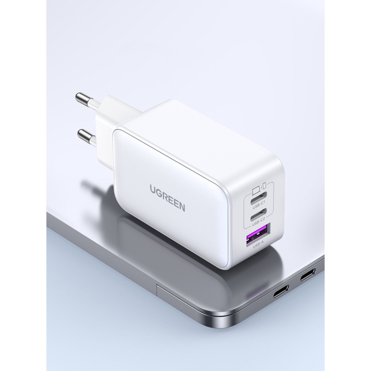 UGREEN 3 Port GaN PD Home Charger – 65W - Image 4
