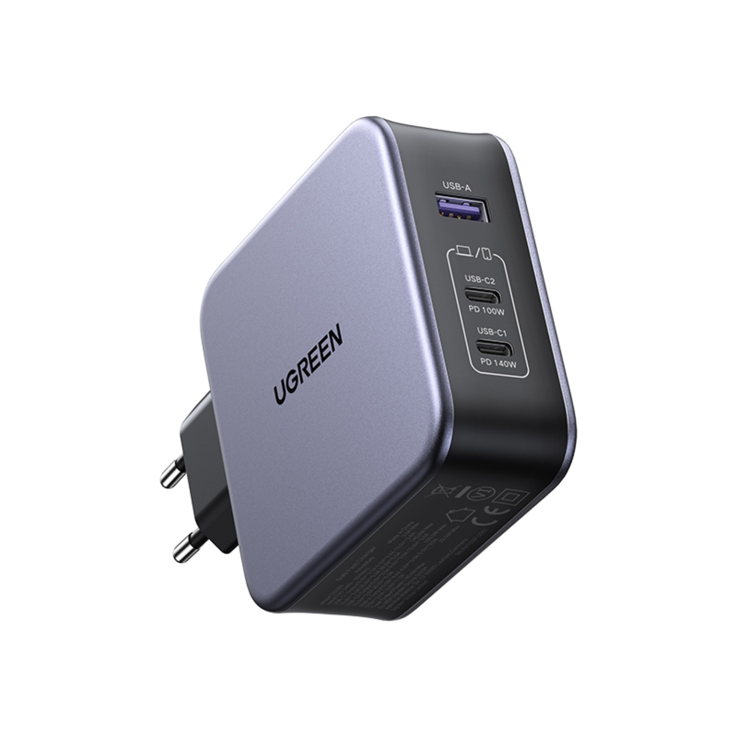 UGREEN 3 Port GaN PD Home Charger – 140W - Image 2