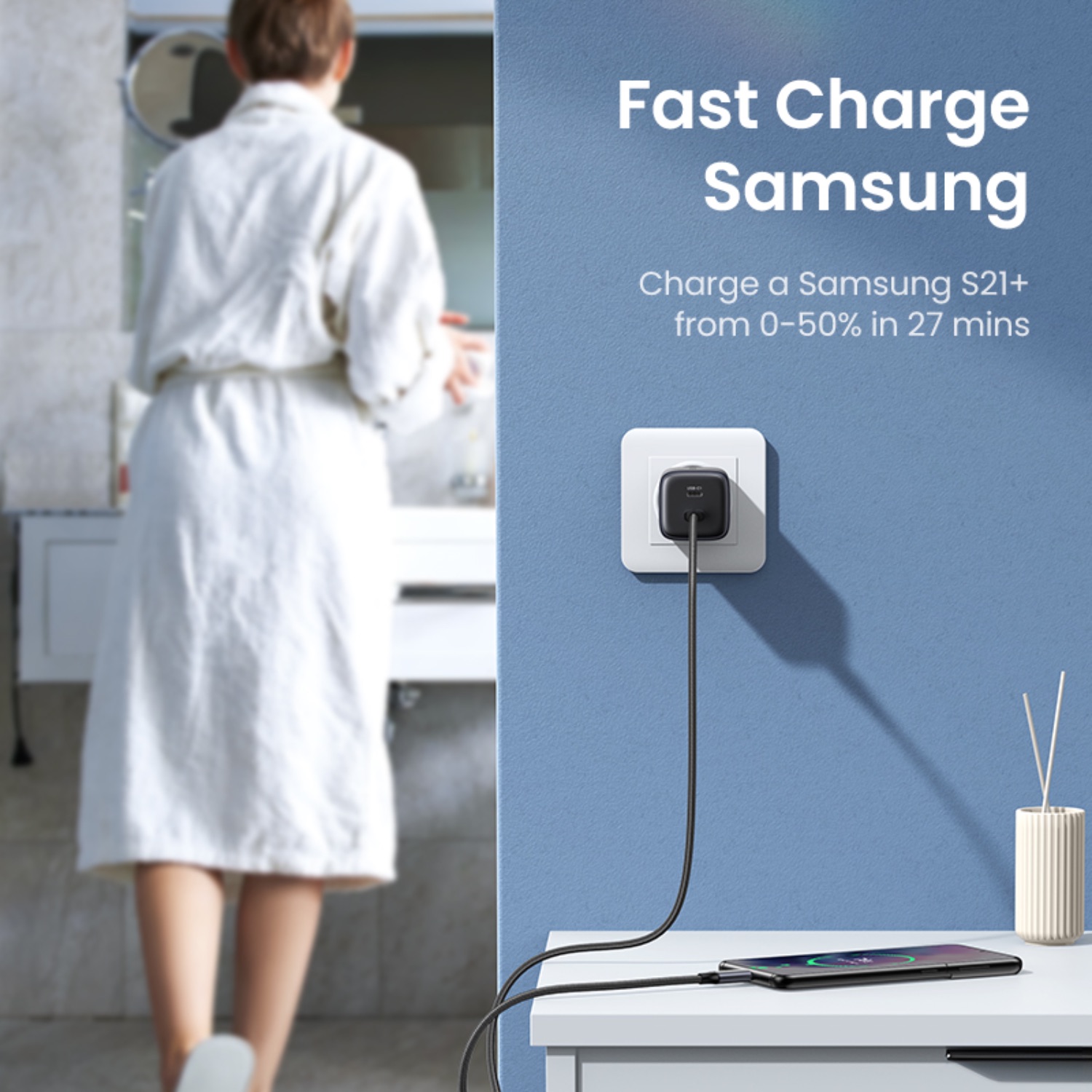 UGREEN 2 Port GaN PD Home Charger – 45W - Image 3