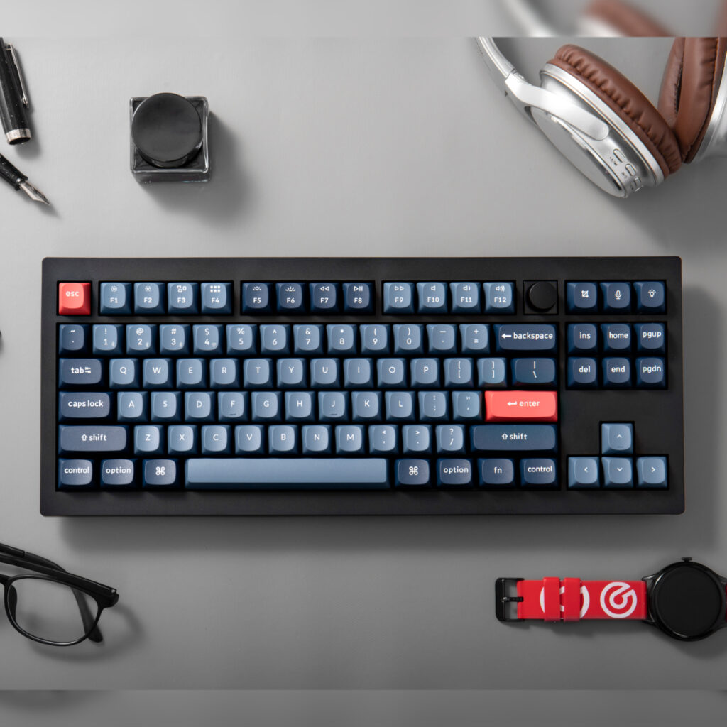 Keychron V3 Max QMK/VIA 80% Wireless Custom Mechanical Keyboard – Carbon Black - Image 5