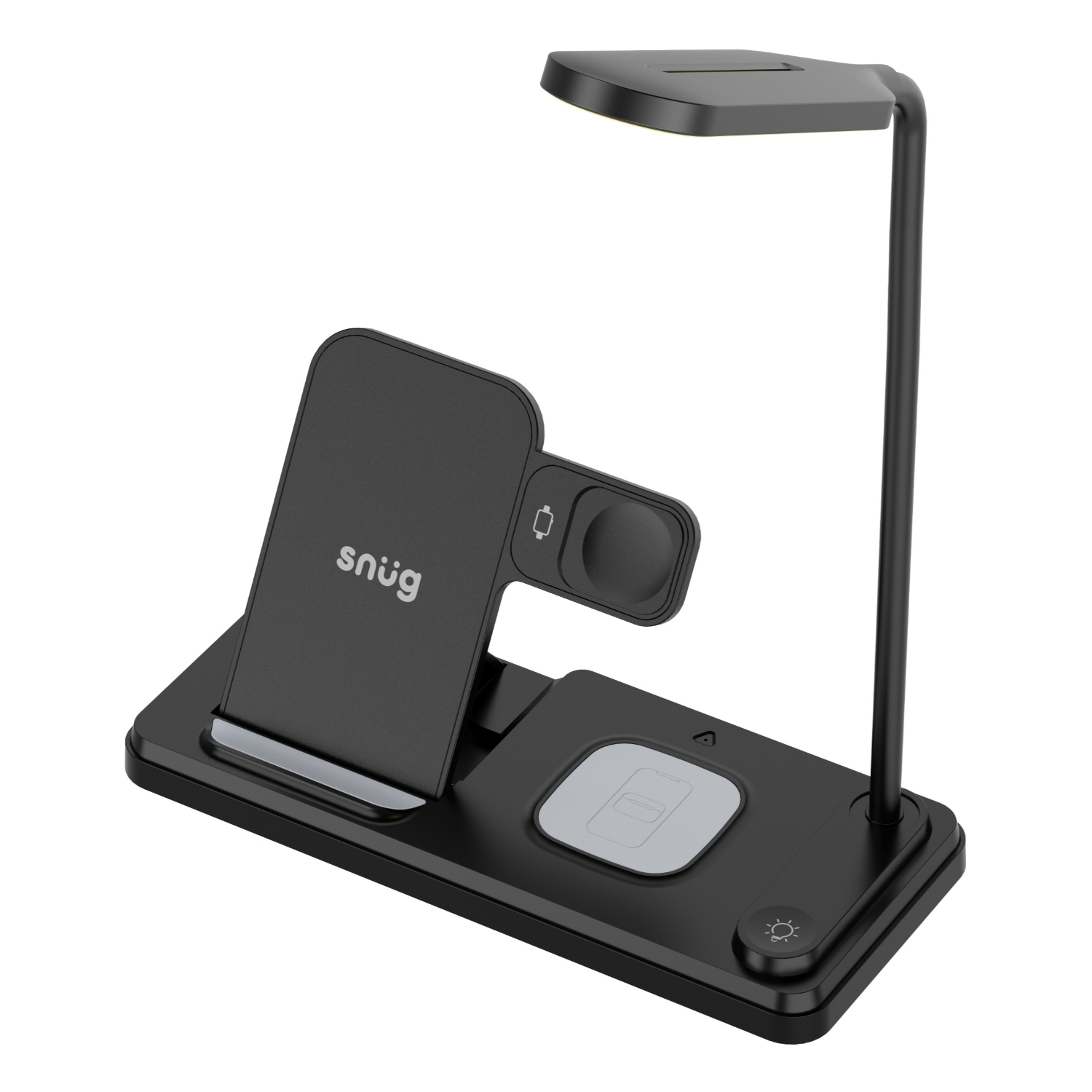 Snug Wireless 4-In-1 LED Lamp Charger 15W – Black - Image 4