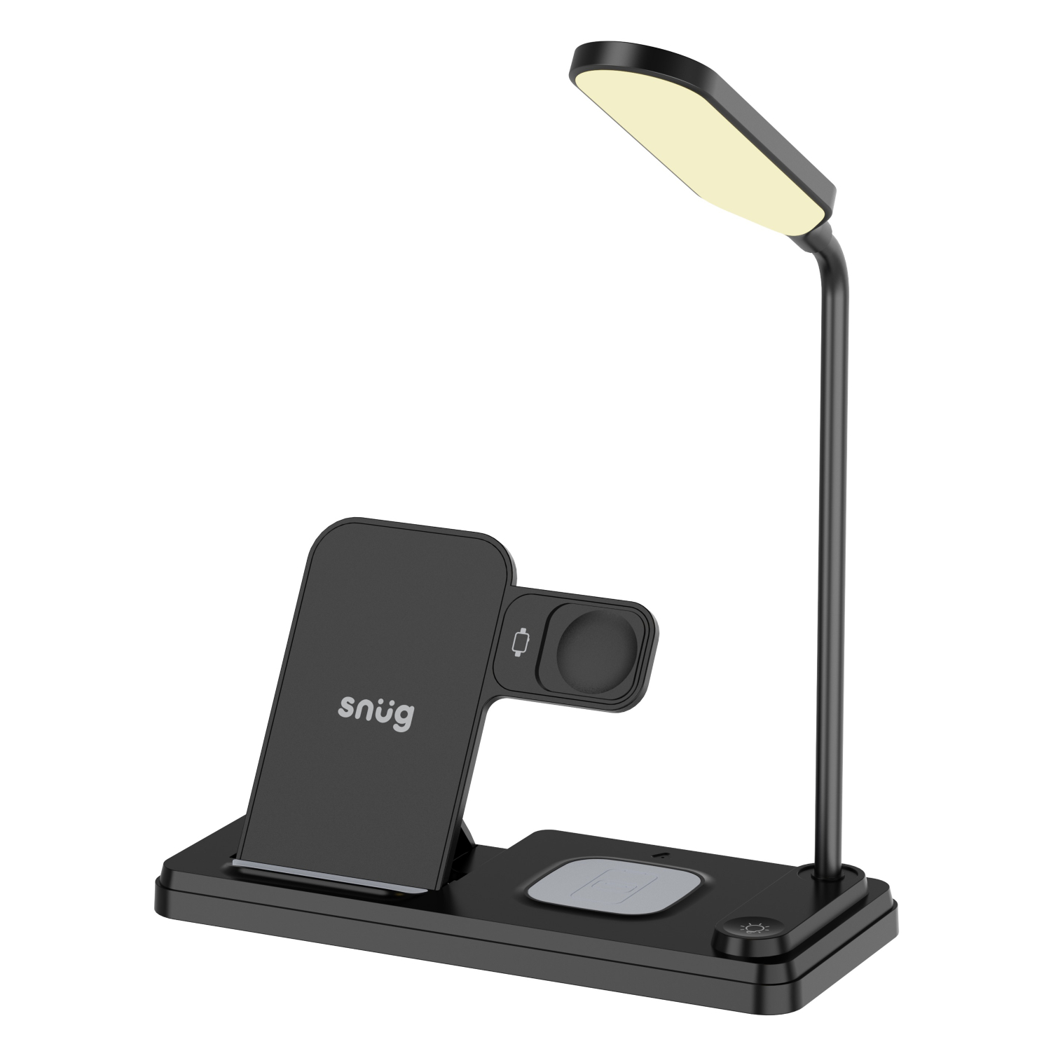 Snug Wireless 4-In-1 LED Lamp Charger 15W – Black - Image 5