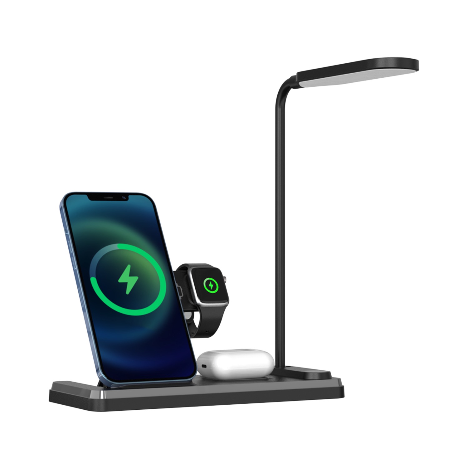 Snug Wireless 4-In-1 LED Lamp Charger 15W – Black - Image 9