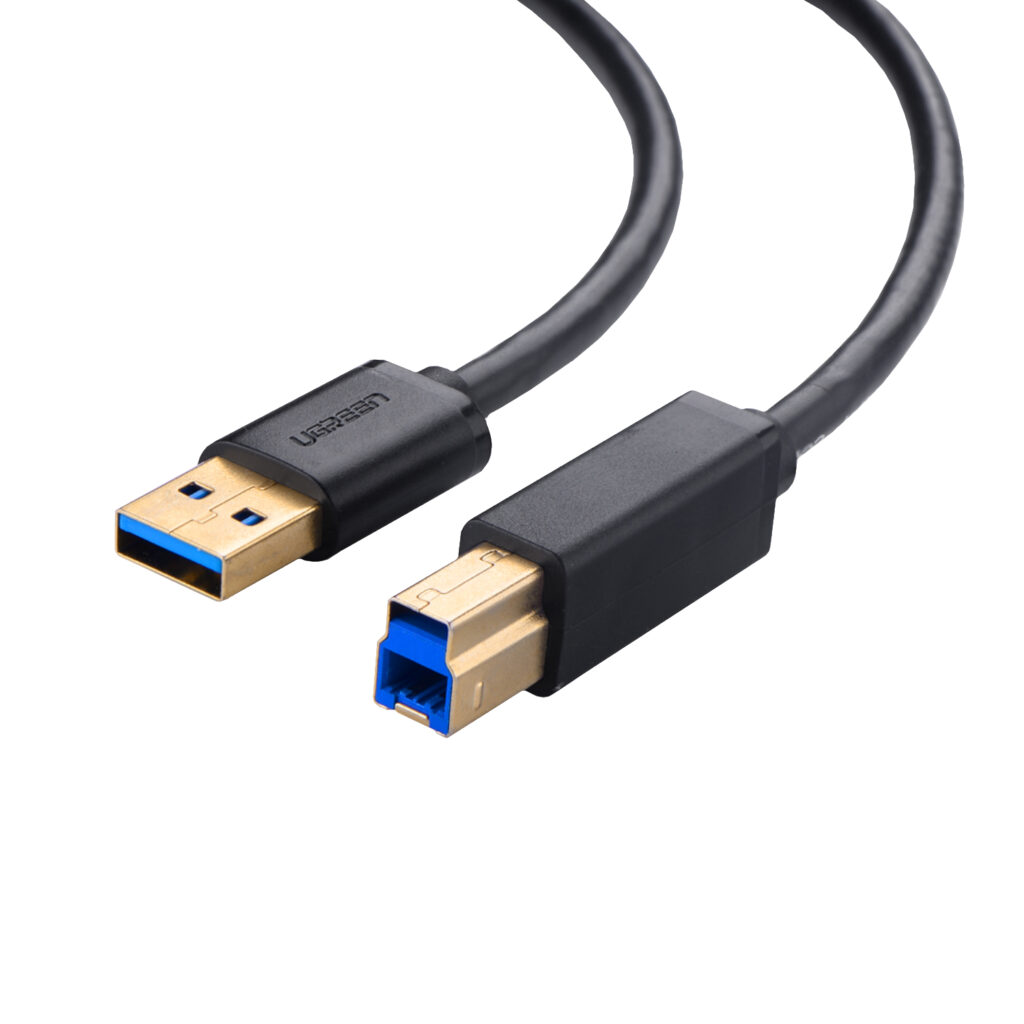 UGREEN US210 USB-A Printer Cable 2M – Black - Image 2