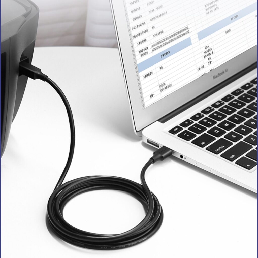 UGREEN US135 USB 2.0 to USB-B Printer Cable, 480Mbps – 1.5m - Image 5