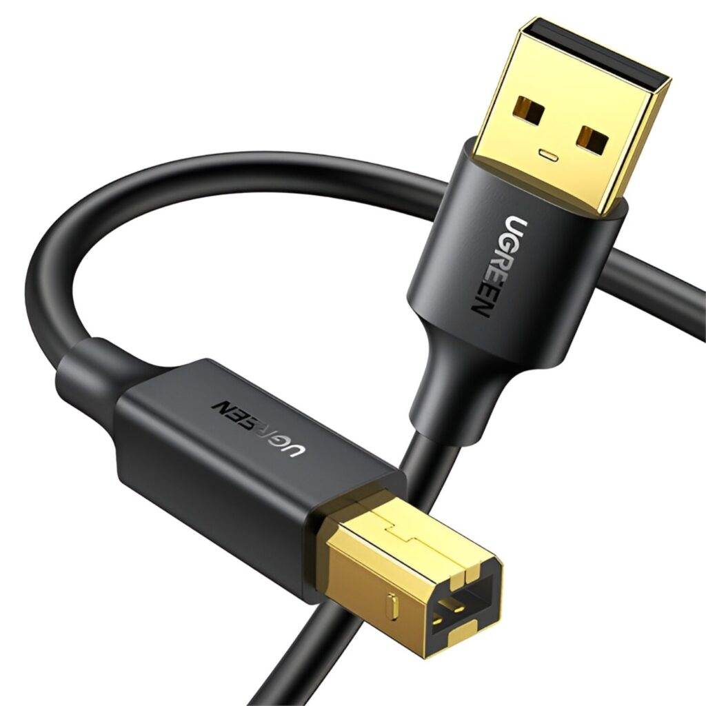 UGREEN US135 USB 2.0 to USB-B Printer Cable, 480Mbps – 1.5m - Image 2