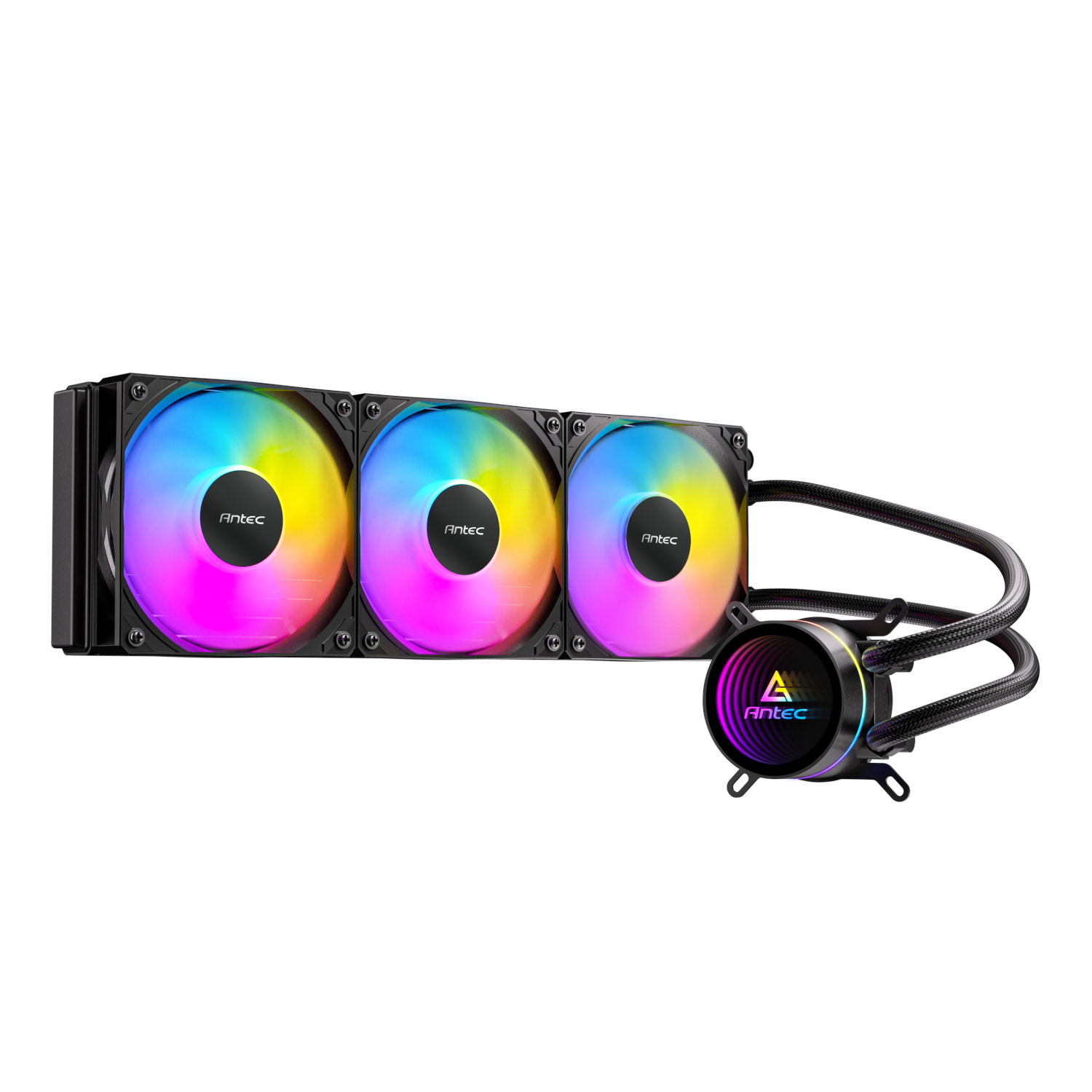 Antec Luna 360 ARGB CPU Liquid Cooler - Black - Image 2