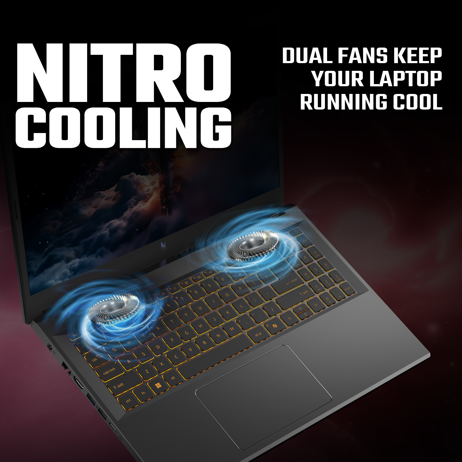 Acer NITRO V 15 Gaming Laptop 15.6″ | Intel Core 5 210H | 16GB | 512GB | RTX 4050 6GB | Windows 11 Home - Image 12