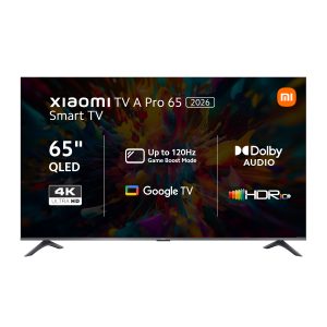 Xiaomi A Pro 65″ QLED 4K Smart TV (HDR10+, Google TV, Dolby Audio, 60Hz)