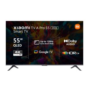 Xiaomi A Pro 55″ QLED 4K Smart TV (HDR10+, Google TV, Dolby Audio, 60Hz)