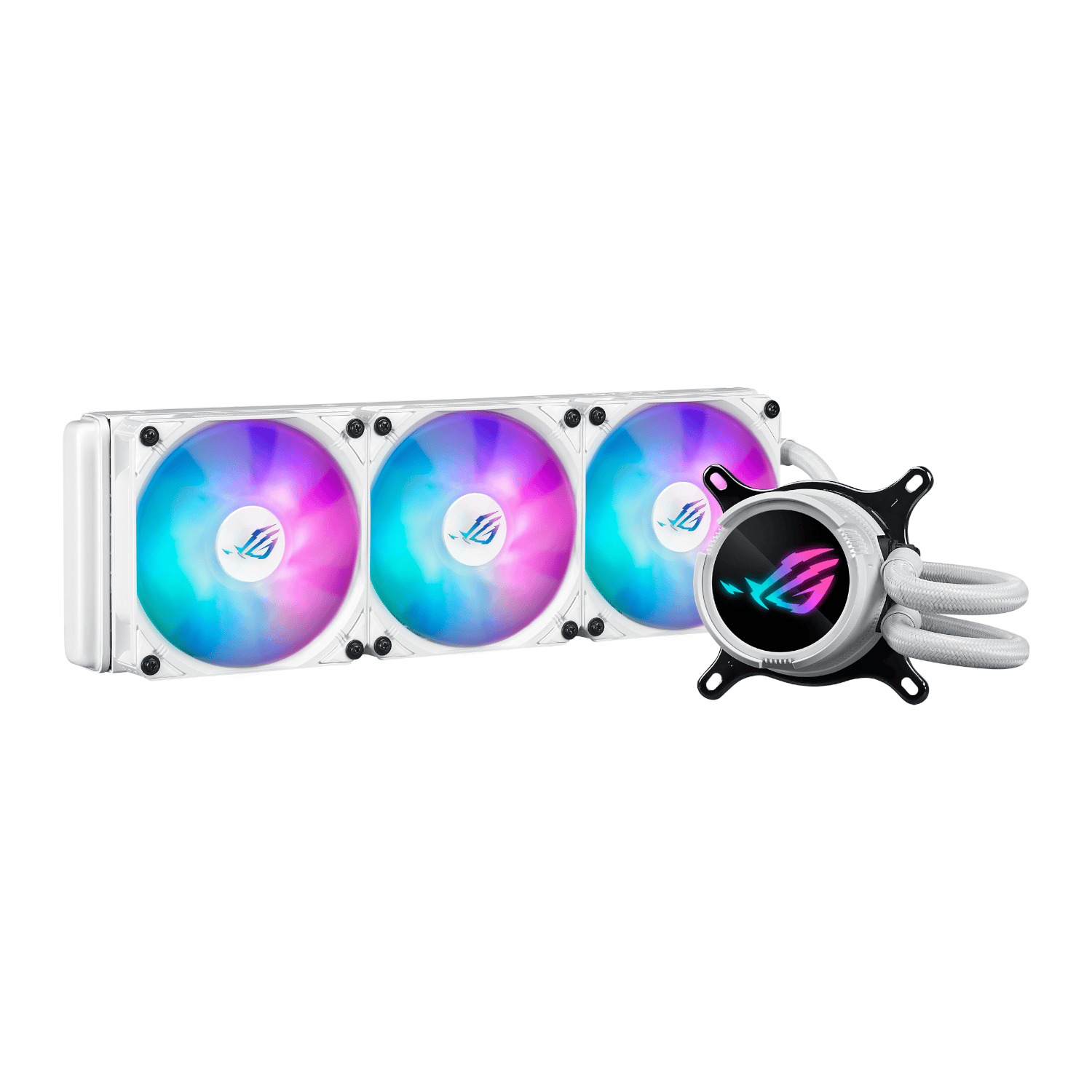 ASUS ROG Strix LC III 360mm ARGB White Edition Liquid CPU Cooler - Image 2